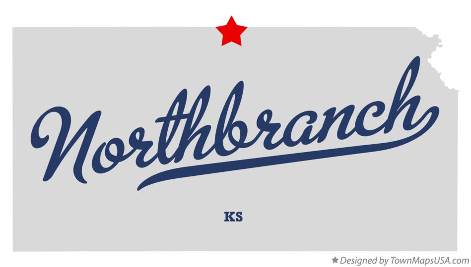 Map of Northbranch Kansas KS