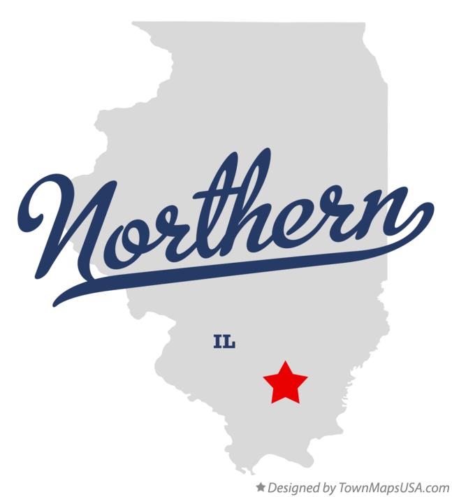 Map of Northern Illinois IL