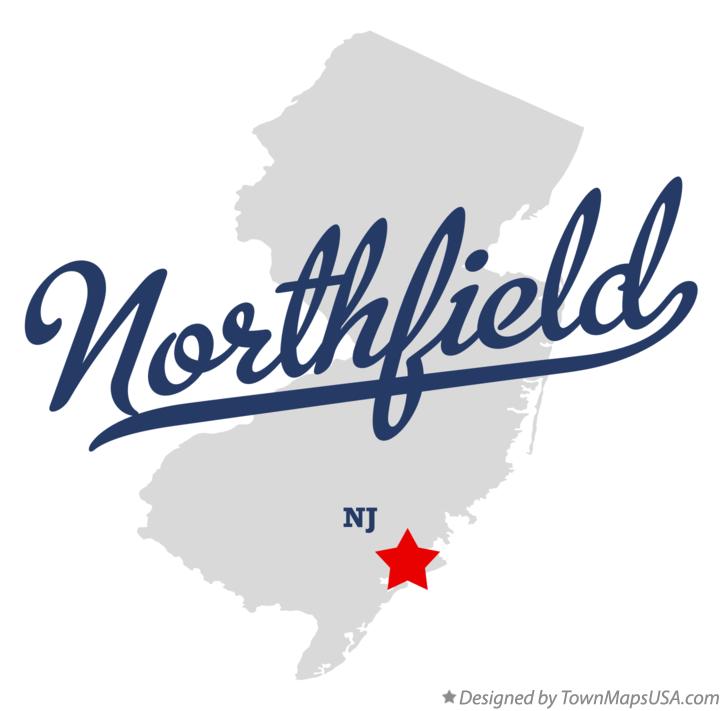 Map of Northfield New Jersey NJ