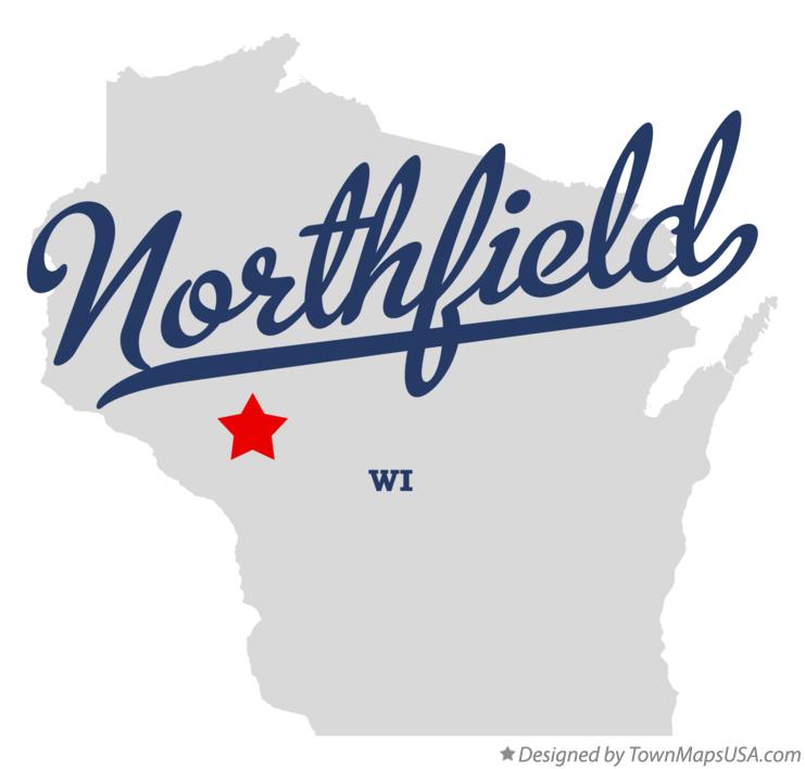 Map of Northfield Wisconsin WI