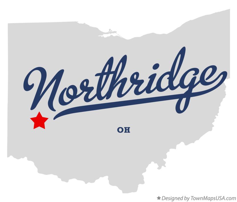 Map of Northridge Ohio OH