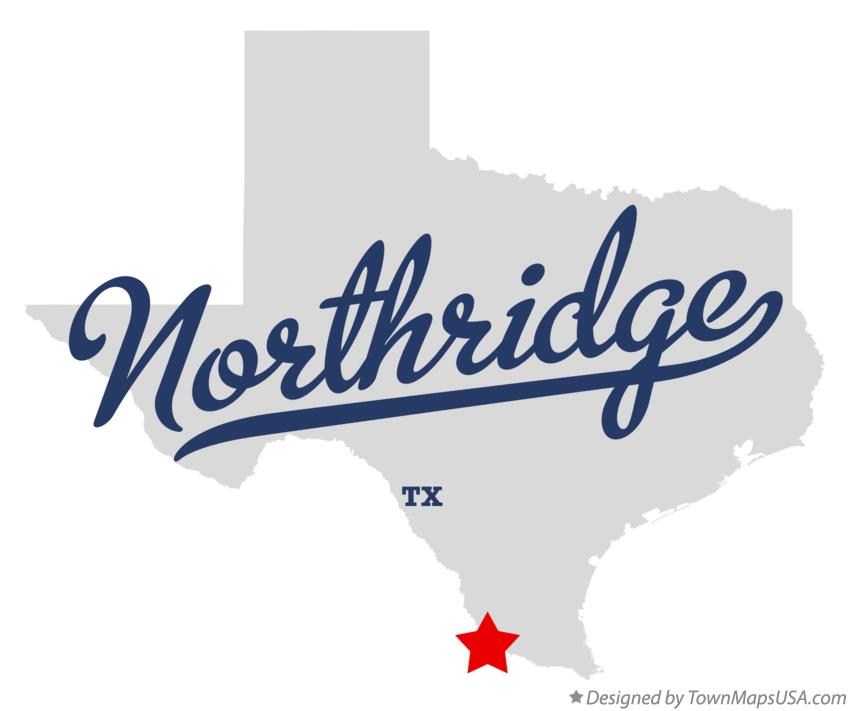 Map of Northridge Texas TX