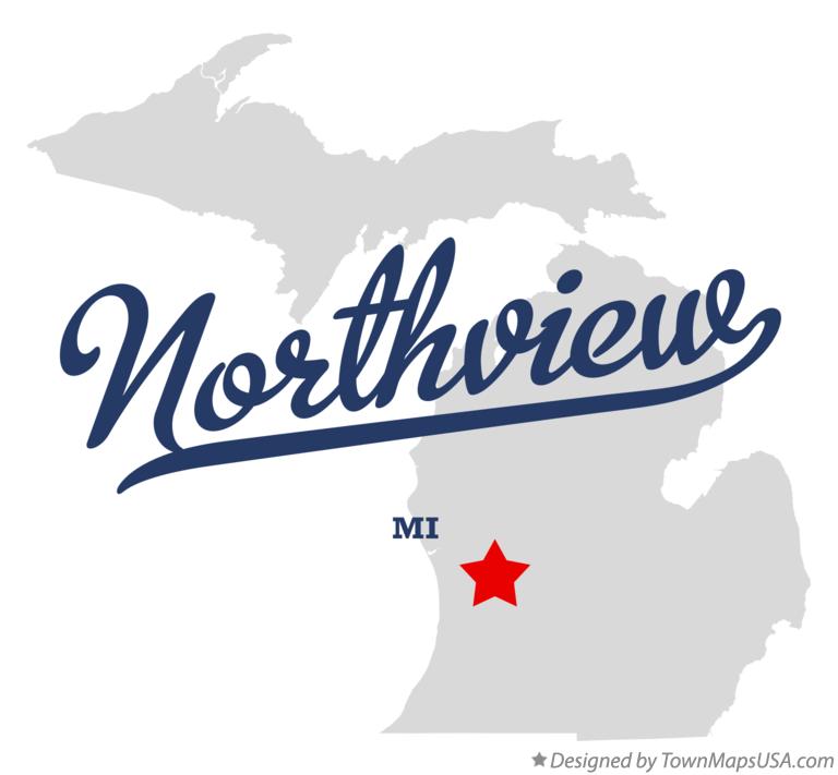 Map of Northview Michigan MI