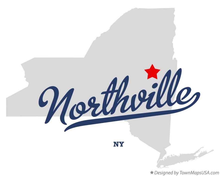 Map of Northville New York NY