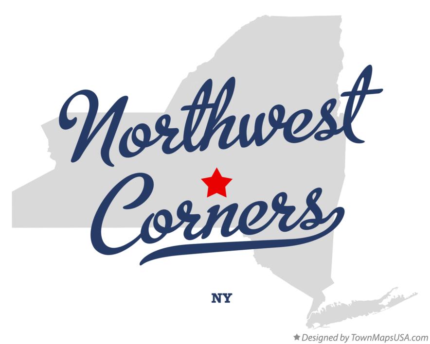 Map of Northwest Corners New York NY