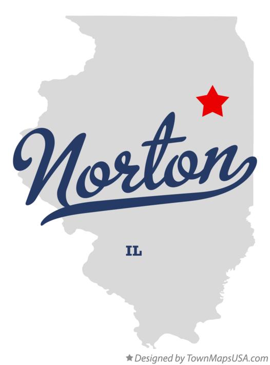 Map of Norton Illinois IL