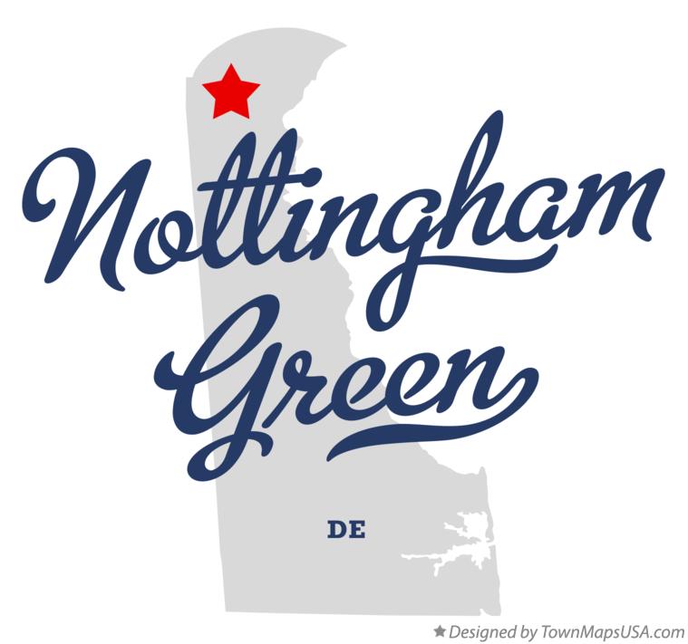 Map of Nottingham Green Delaware DE