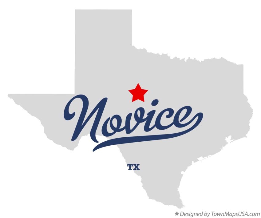 Map of Novice Texas TX