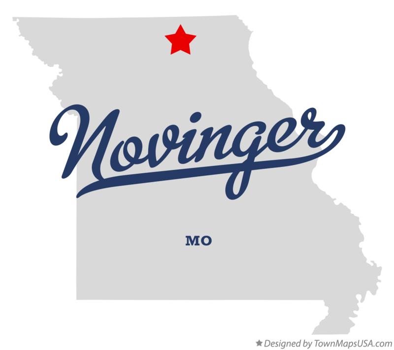 Map of Novinger Missouri MO