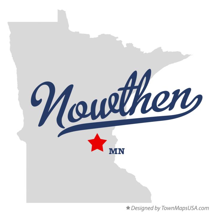 Map of Nowthen Minnesota MN