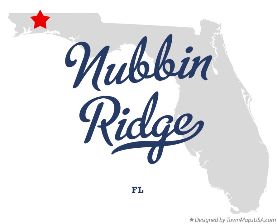 Map of Nubbin Ridge Florida FL