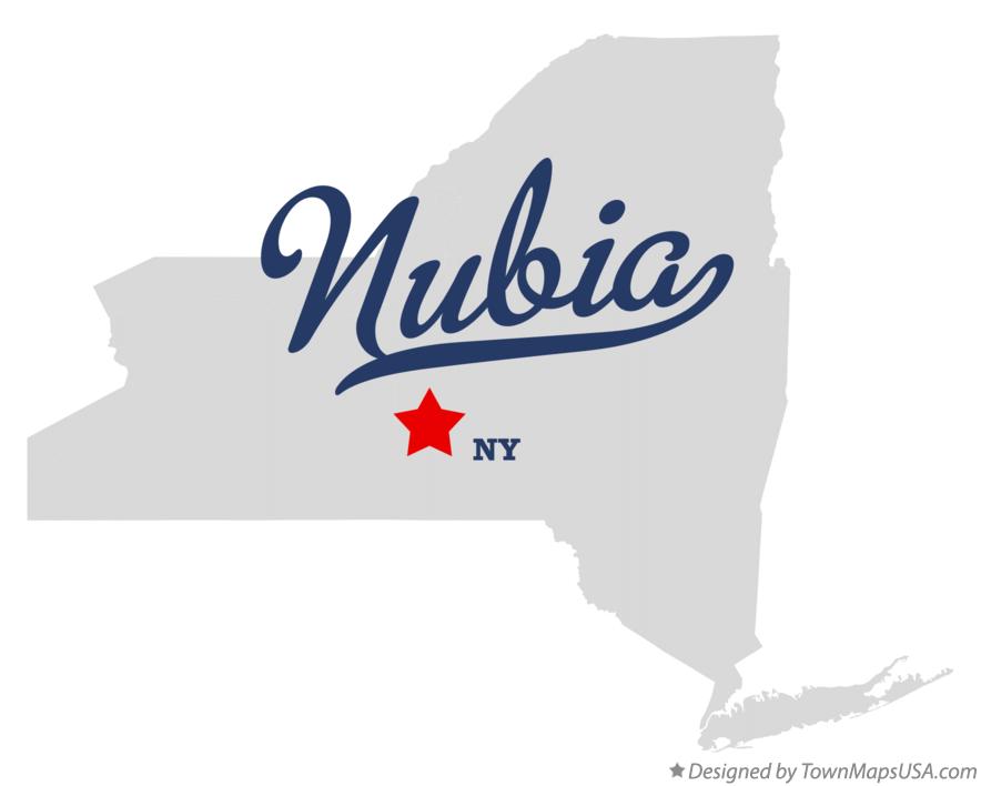 Map of Nubia New York NY