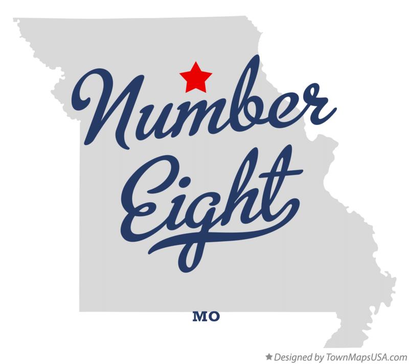 Map of Number Eight Missouri MO