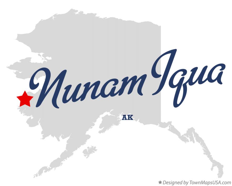 Map of Nunam Iqua Alaska AK