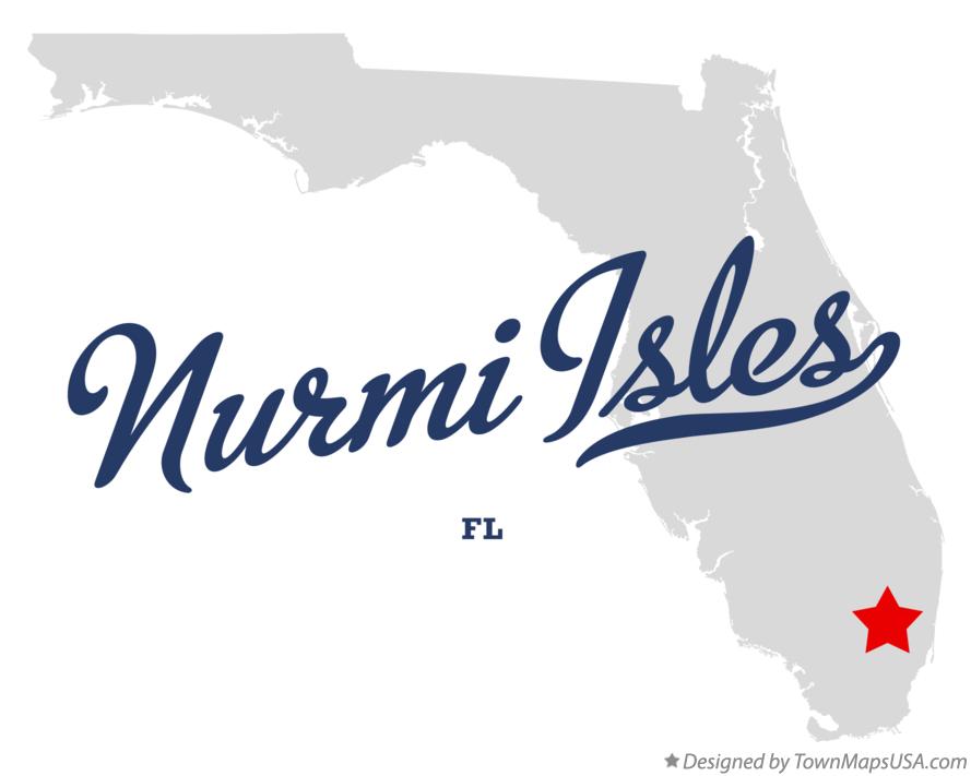 Map of Nurmi Isles Florida FL