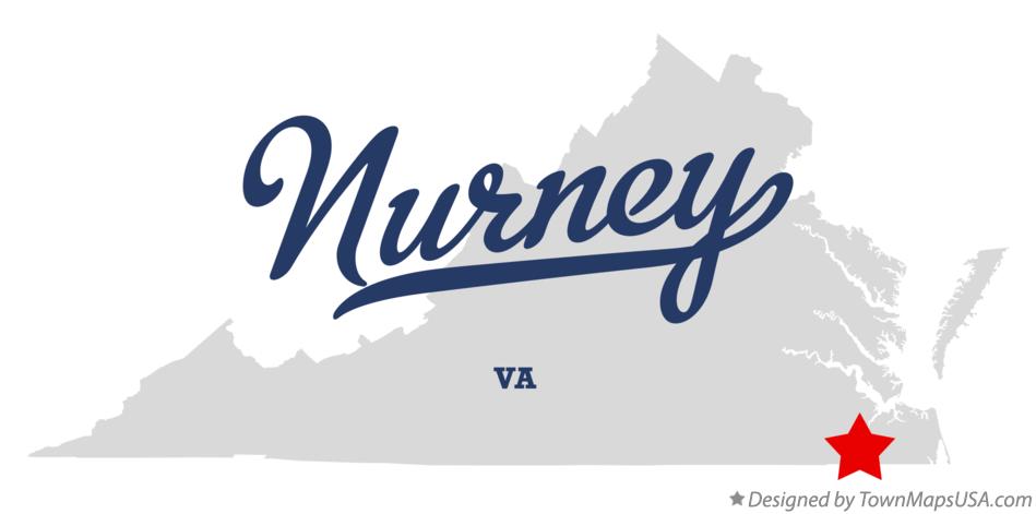 Map of Nurney Virginia VA