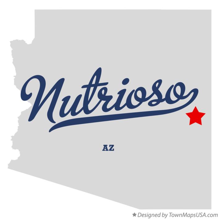Map of Nutrioso Arizona AZ