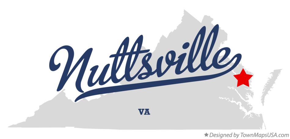 Map of Nuttsville Virginia VA