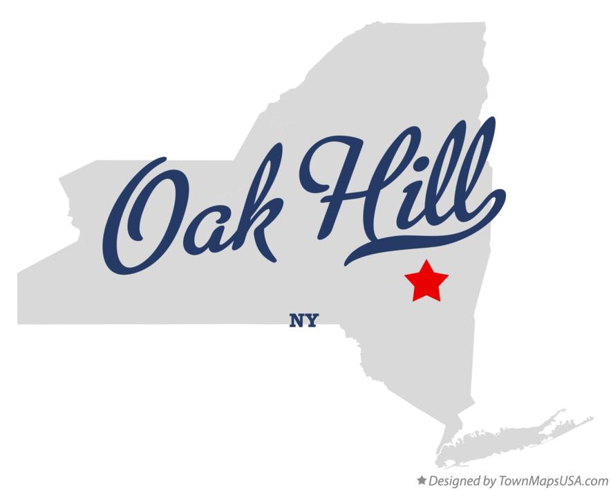 Map of Oak Hill New York NY