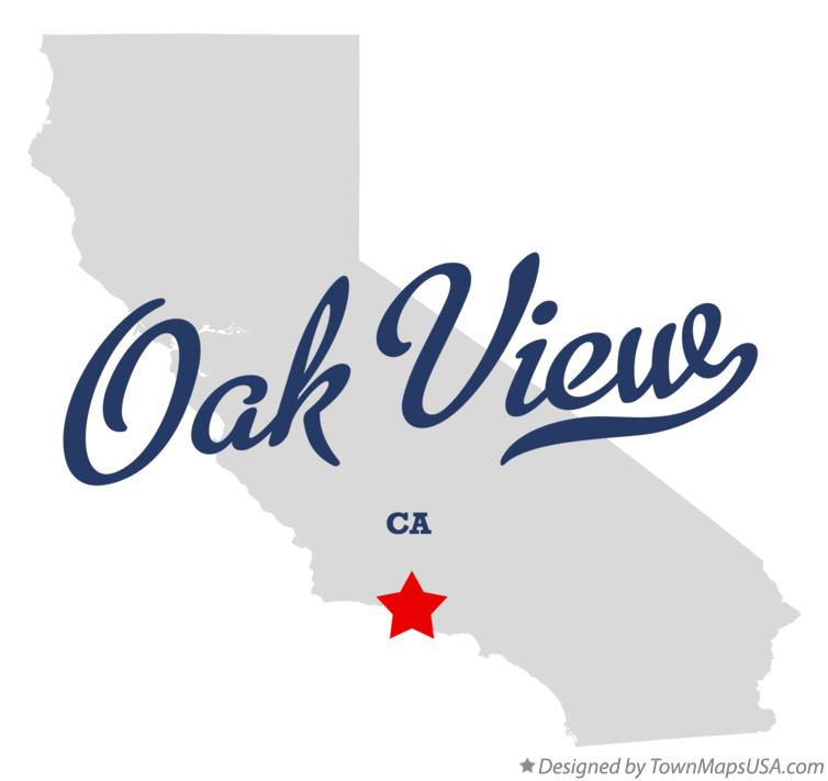 Map of Oak View California CA