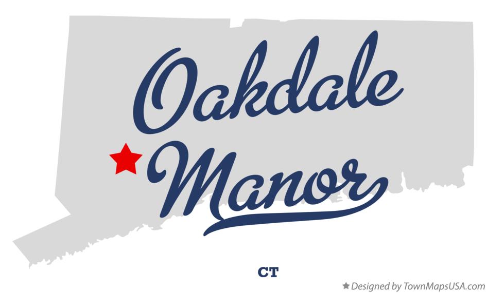 Map of Oakdale Manor Connecticut CT