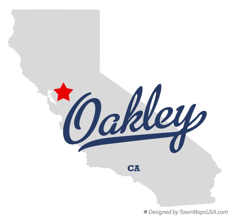 nominelt Indflydelsesrig mobil Map of Oakley, CA, California