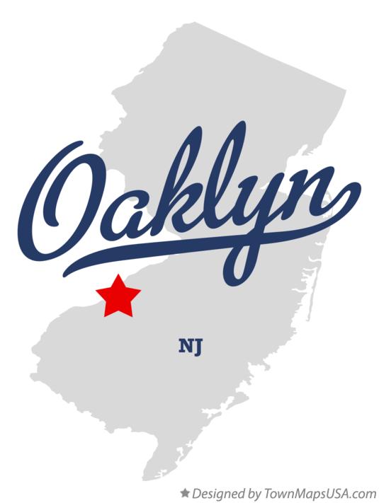 Map of Oaklyn New Jersey NJ