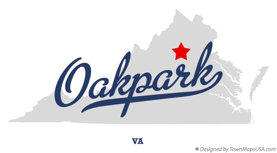 Map of Oakpark Virginia VA