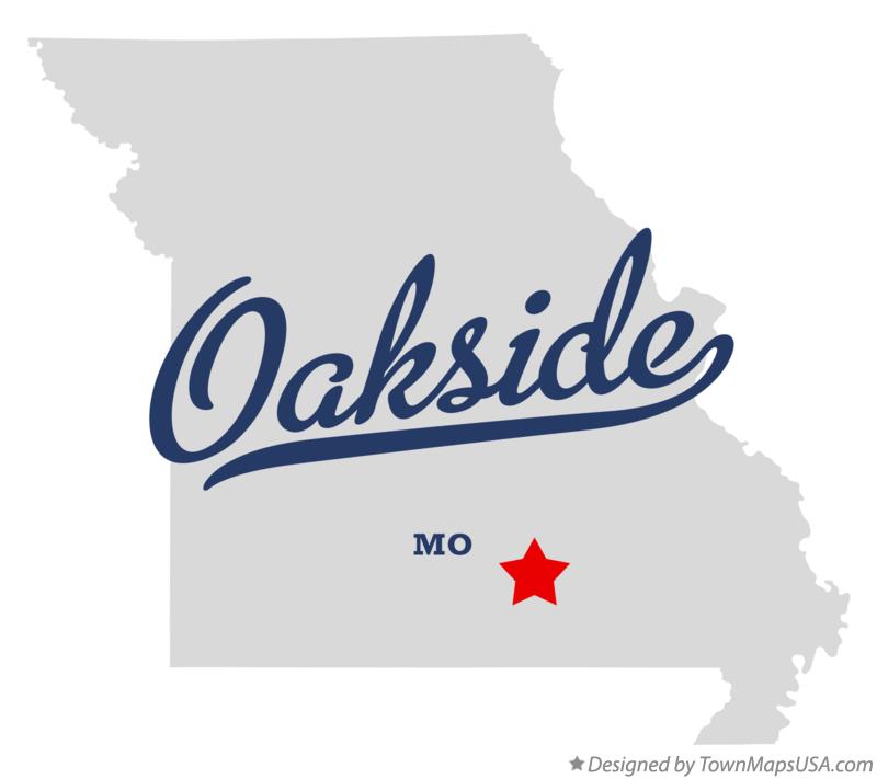Map of Oakside Missouri MO
