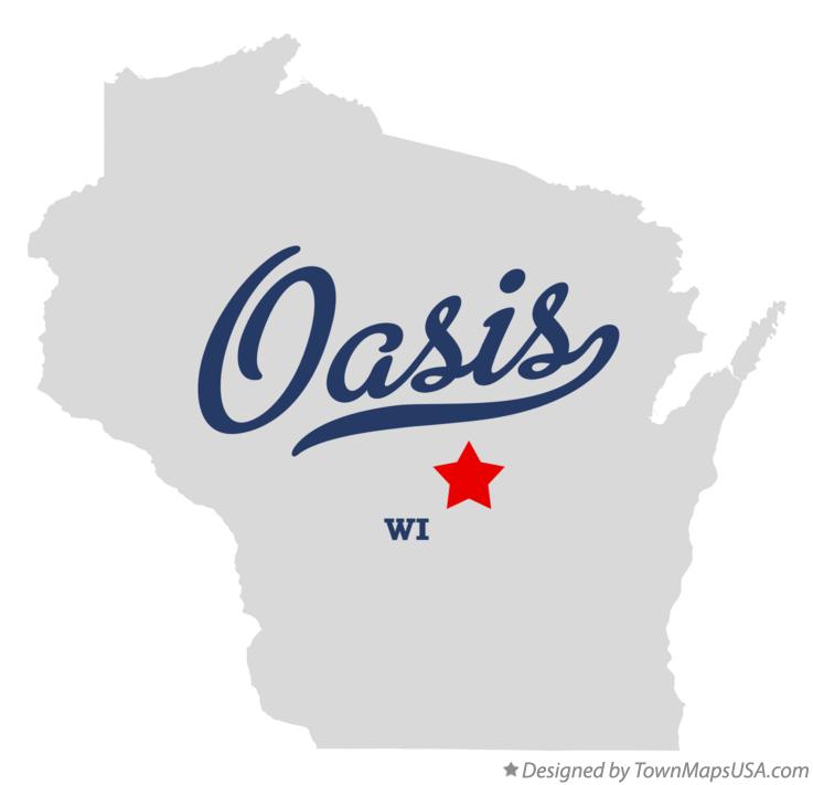 Map of Oasis Wisconsin WI