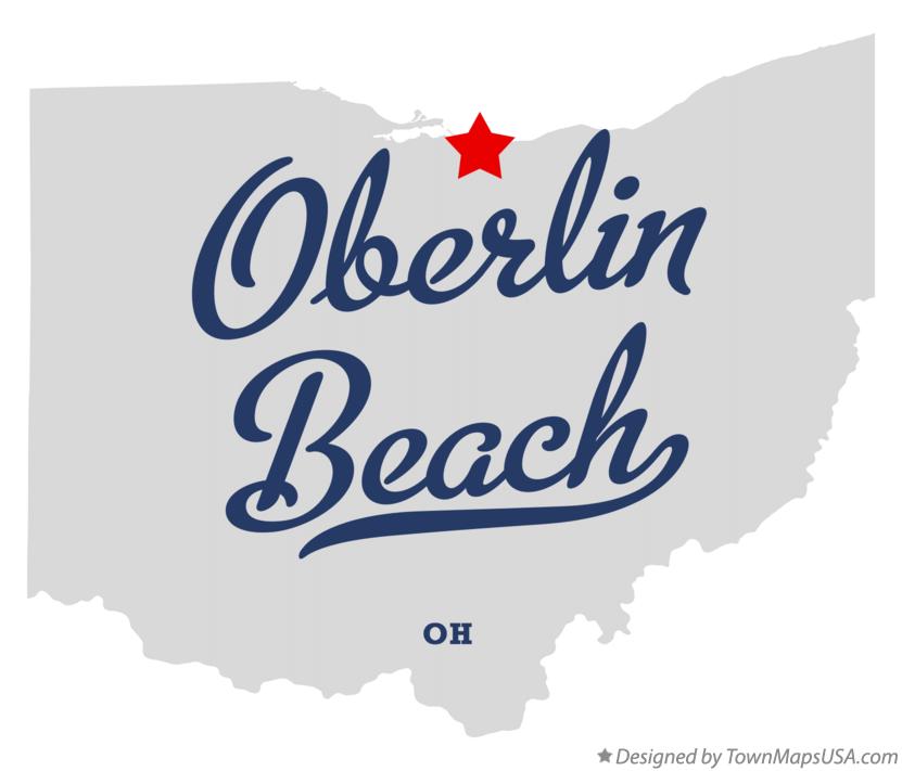 Map of Oberlin Beach Ohio OH