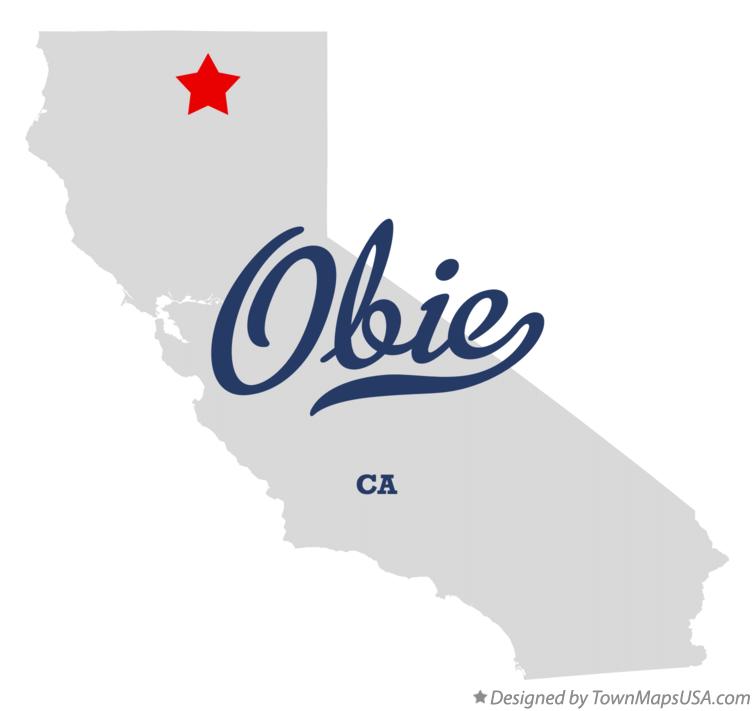 Map of Obie California CA