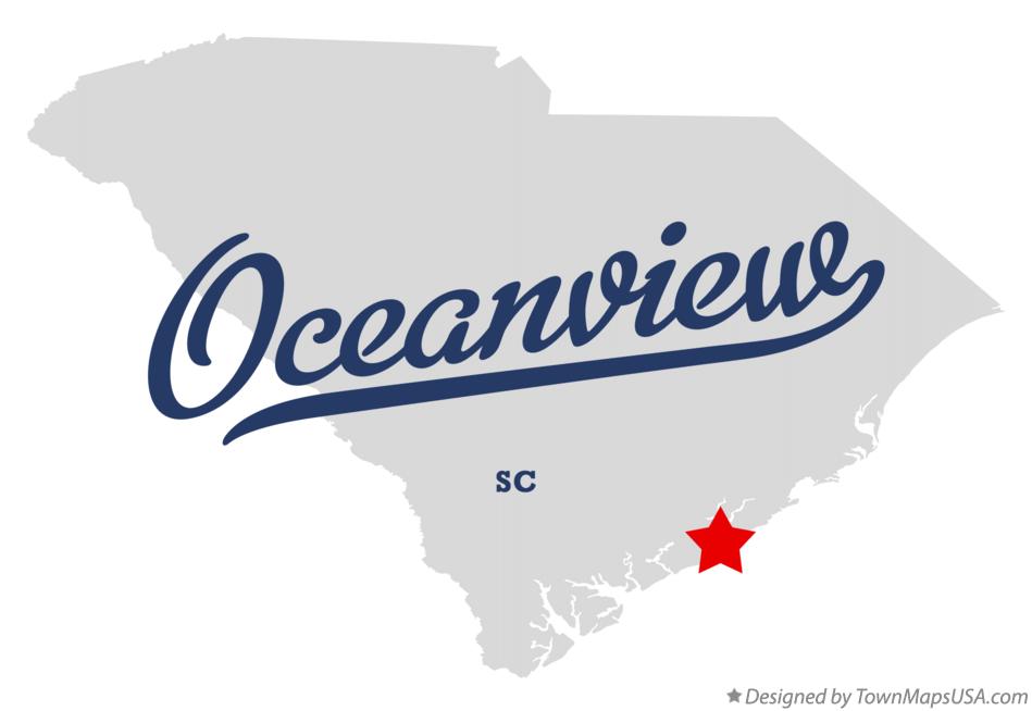 Map of Oceanview South Carolina SC