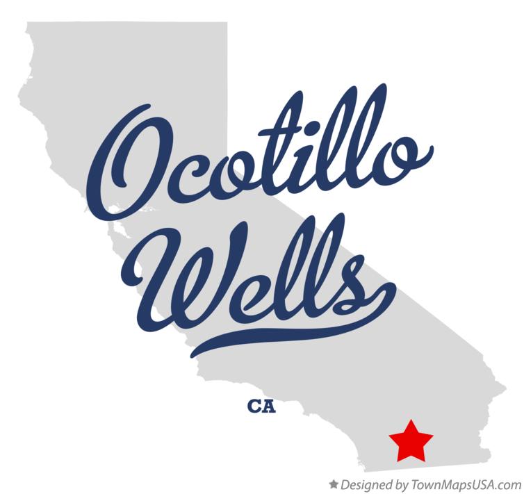 Map of Ocotillo Wells California CA