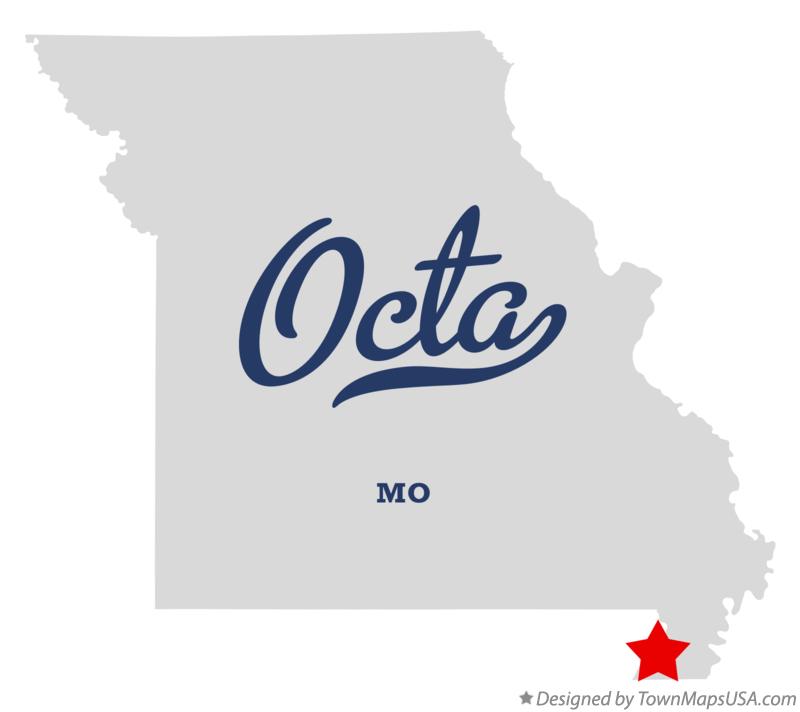 Map of Octa Missouri MO