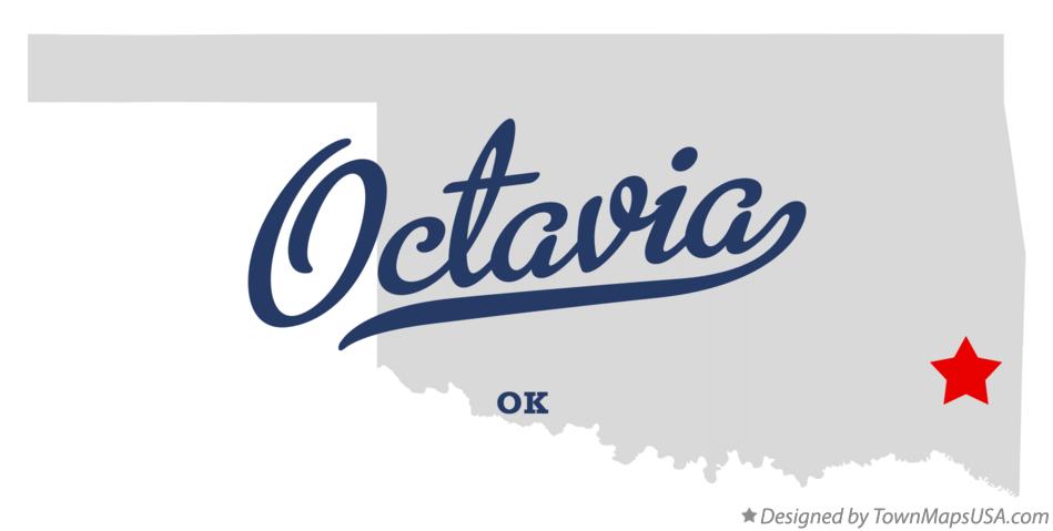 Map of Octavia Oklahoma OK