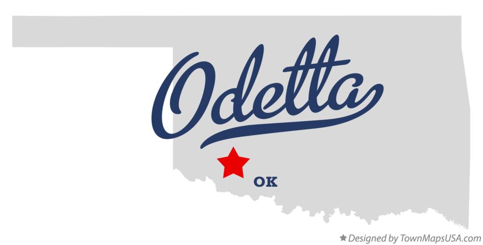 Map of Odetta Oklahoma OK
