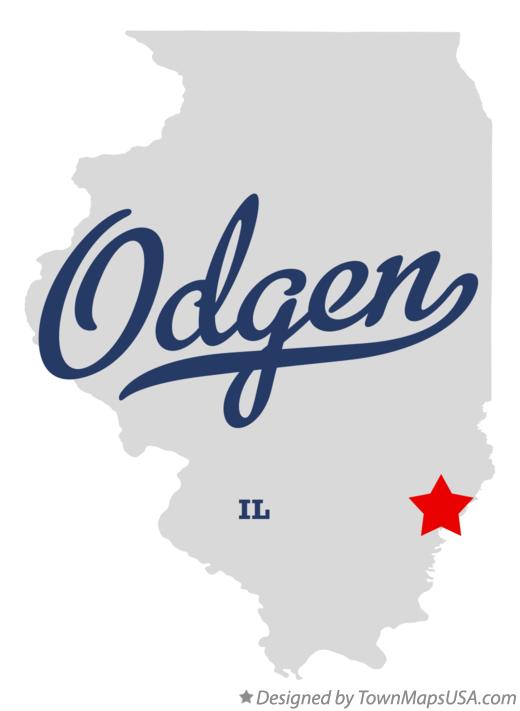 Map of Odgen Illinois IL