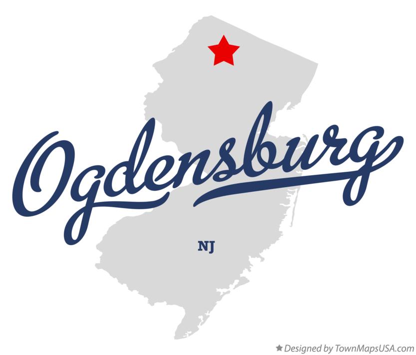 Map of Ogdensburg New Jersey NJ