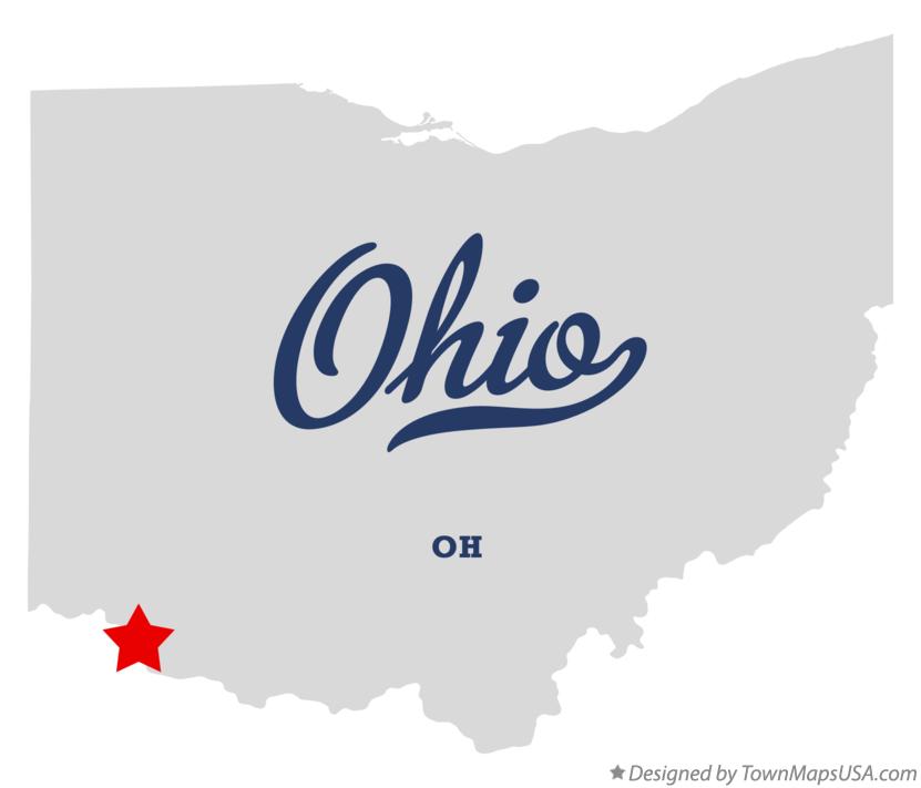 Map of Ohio Ohio OH