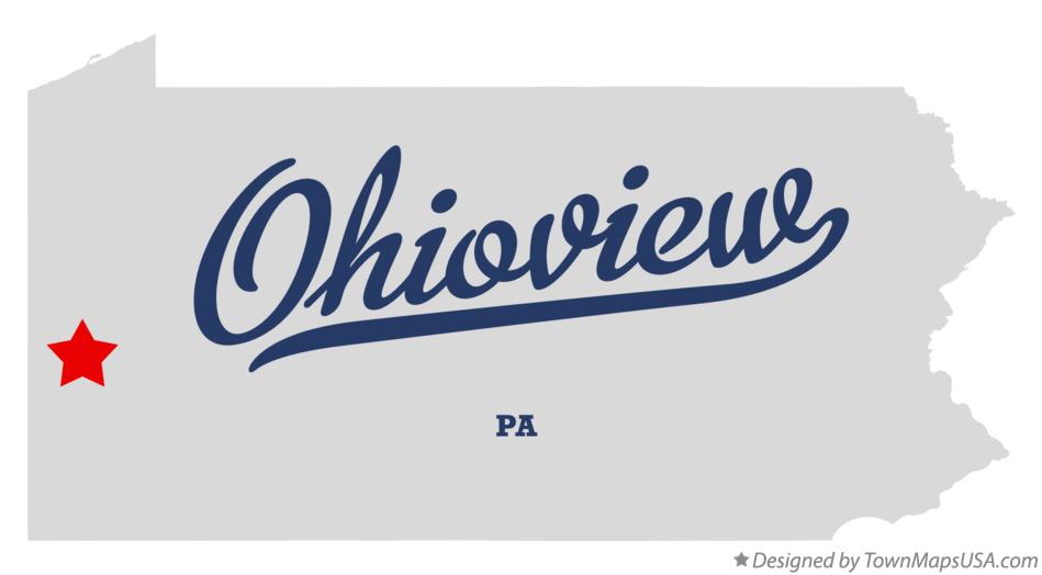 Map of Ohioview Pennsylvania PA