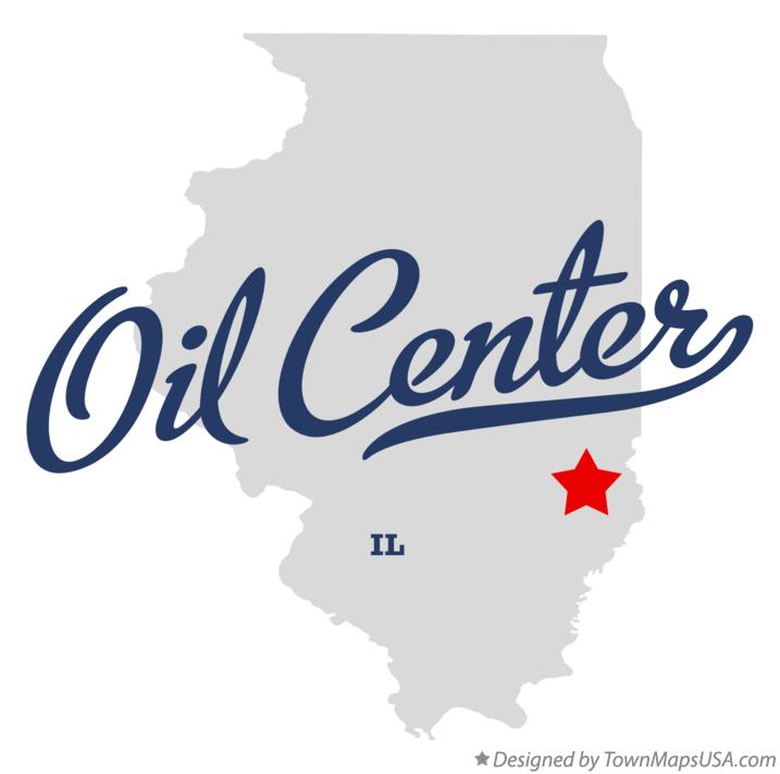 Map of Oil Center Illinois IL