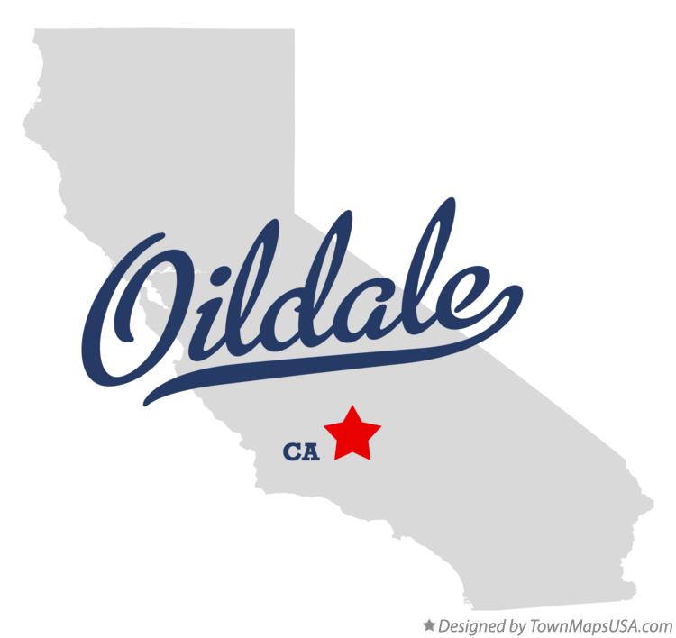 Map of Oildale California CA