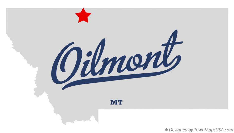 Map of Oilmont Montana MT