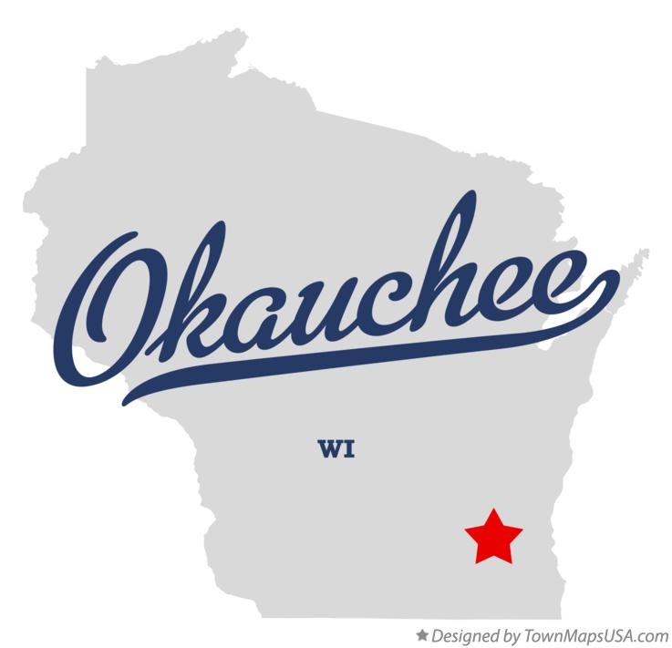 Map of Okauchee Wisconsin WI