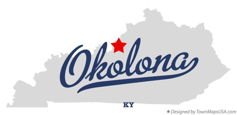 Map of Okolona Kentucky KY