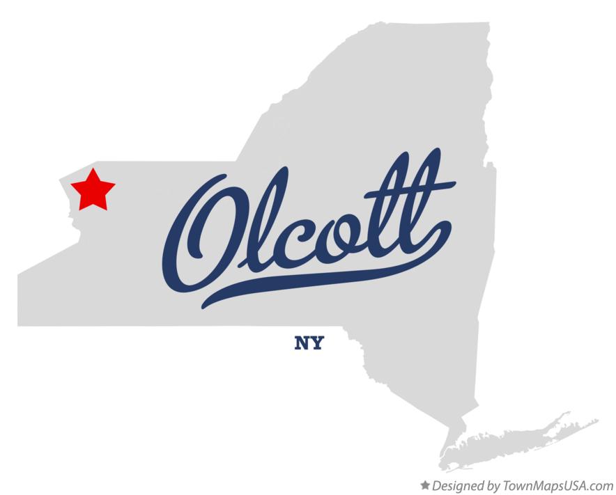 Map of Olcott New York NY
