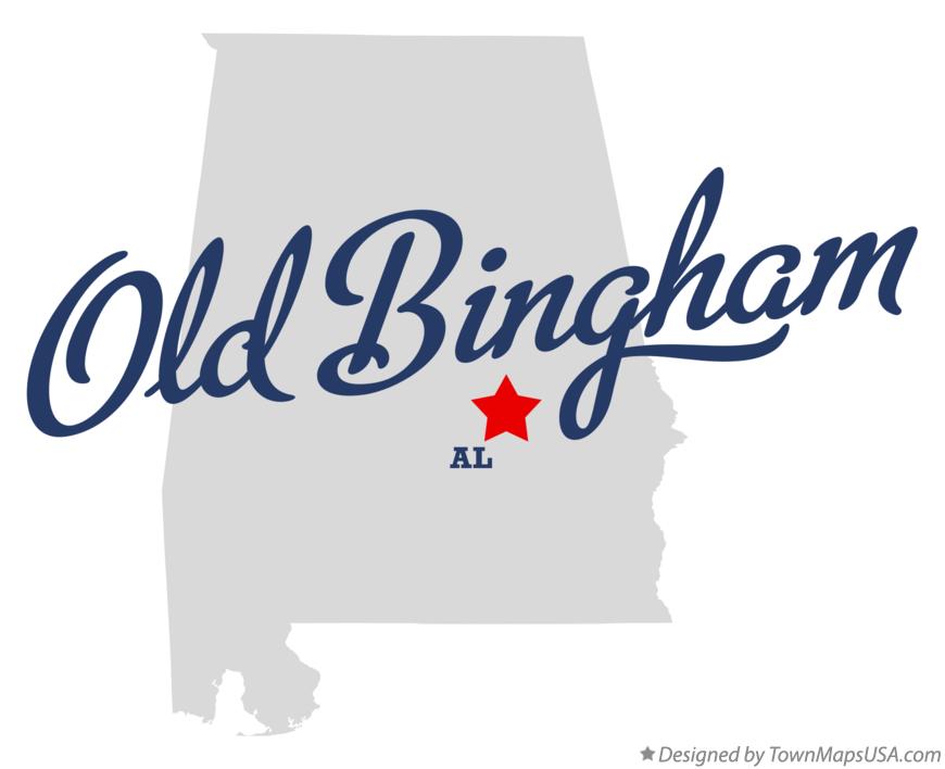 Map of Old Bingham Alabama AL