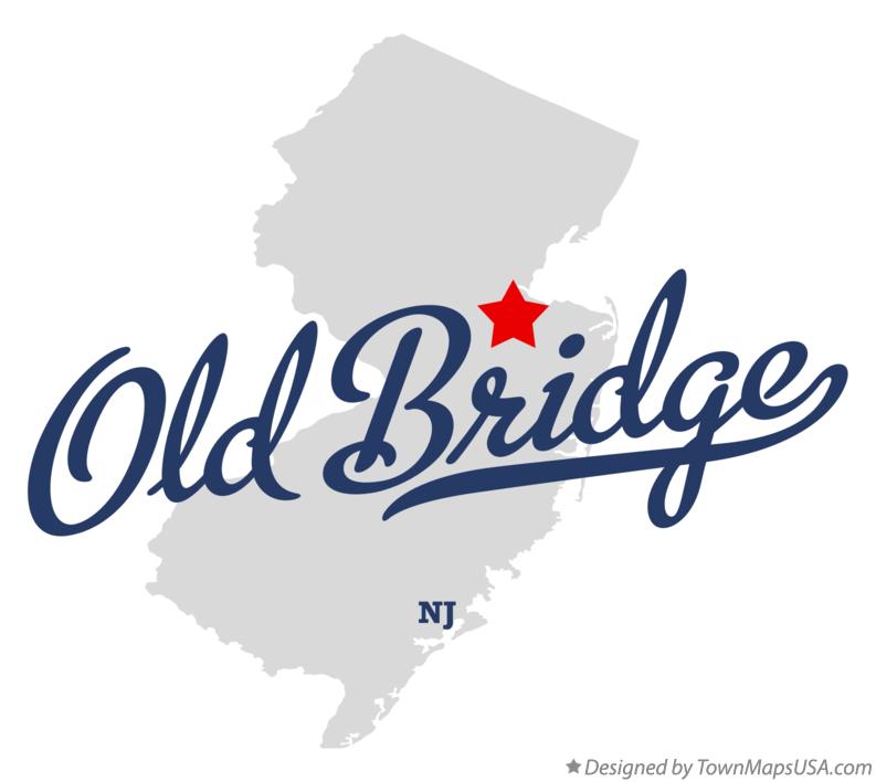 Map of Old Bridge New Jersey NJ