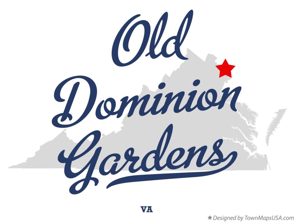 Map of Old Dominion Gardens Virginia VA